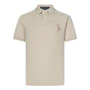 Polo Ralph Lauren Grå Slim-Fit Polotröja Beige, Herr