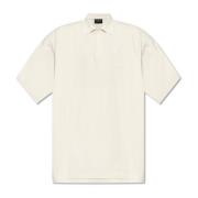 Balenciaga Polo med logotyp Beige, Herr