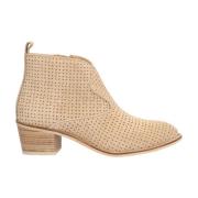 Alpe Beige Casual Dam Ankelboots Beige, Dam