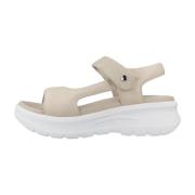 Panama Jack Platta Sandaler med Klistrig Rem Beige, Dam