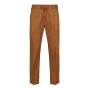 Iceberg Brändbruna jogging fit byxor i stretchig bomull gabardin Brown...