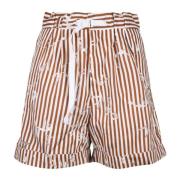 White Sand Bomullsblandning Bermuda Shorts Multicolor, Dam