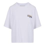 Iceberg Vit beskuren passform jersey T-shirt White, Dam