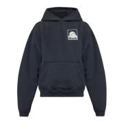 Rhude Logotyp Sweatshirt Gray, Herr