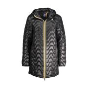 K-Way Eco Warm Huva Jacka med Dragkedja Black, Dam