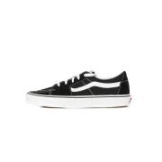 Vans Svart lågtoppsneaker med gummerat logotyp Black, Herr