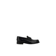 Prada Eleganta Läderloafers Monelli Stil Black, Herr