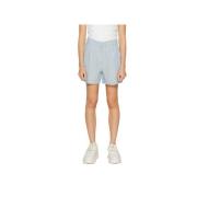 VERO MODA Ljusblå Linne Sommar Shorts Blue, Dam