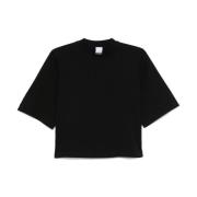 PINKO Svarta Crew Neck T-shirts och Polos Black, Dam