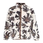 HUF Sherpa Teddy Bear Jacquard Zip Jacka Multicolor, Herr