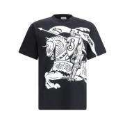 Burberry Ryttare Grafisk Tee Black, Herr