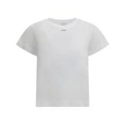 PINKO Ikonisk Crew Neck Tee White, Dam