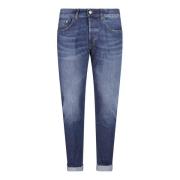 Dondup Ikonisk Denim Jeans Kollektion Blue, Herr