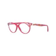 Emilio Pucci Röda Butterfly Optiska Ramar med Fodral Red, Dam