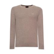 Superdry Ullblandning Crew Neck Sweater Brown, Herr