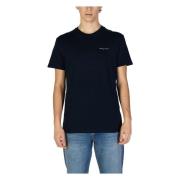 Tommy Jeans Blå Crew Neck Tee Blue, Herr