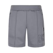 Palm Angels Grå Monogram Neopren Shorts Gray, Herr