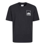 Rhude Chevron Logo Repeat Tee Black, Herr