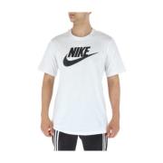 Nike Stor Logo Tee Vit Print T-shirt White, Herr