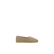 Saint Laurent Monogram Espadriller med repdetaljer Brown, Dam