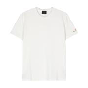 Peuterey Vita T-shirts och Polos med Logotyp White, Herr