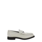 Brunello Cucinelli Vita Loafers Slip-on Rund Tå White, Dam