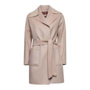 Max Mara Studio Elegant Kappor Kollektion Pink, Dam