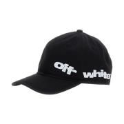 Off White Svart baseballkeps med logotyptryck Black, Herr