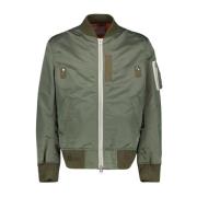 Sacai Nylon Twill Bomberjacka Green, Herr