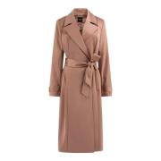 Guess Beige Trench med Koordinerat Bälte Beige, Dam