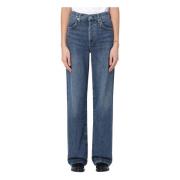 Citizens of Humanity Palazzo Stil Denim Jeans Blue, Dam