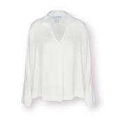 Joseph Ribkoff Polyester Blus White, Dam