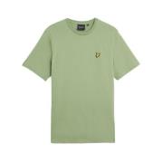 Lyle & Scott SS T-shirts Plain T-shirt Green, Herr