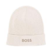 Hugo Boss Beige Rund Krona Upp Hat Beige, Herr