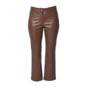 Semicouture Kamelbyxor, Stiligt Modell Brown, Dam