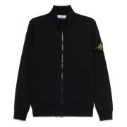 Stone Island Svarta Tröjor för Män Black, Herr