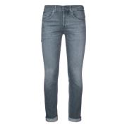 Dondup Ljusgrå Denim Jeans Gray, Herr