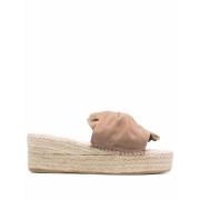 Manebí Beige Sandaler för Kvinnor Beige, Dam