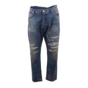 Dolce & Gabbana Herr Slitna Denim Jeans Blue, Herr