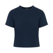 A.P.C. Ekologisk Bomull T-shirt Anine Gots Blue, Dam