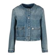 Givenchy Jeansjacka med knappar Blue, Dam