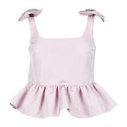 Nina Ricci Elegant topp i polyesterblandning Pink, Dam