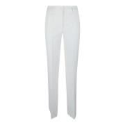 P.A.R.O.S.H. Krämfärgade Ullblandade Flares White, Dam