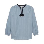 Ines De La Fressange Paris Blouses &amp; Shirts Blue, Dam