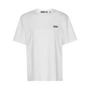 ROTATE Birger Christensen Logo Patch T-Shirt White, Dam