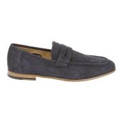 STURLINI Mocka Loafer i Läder Blue, Herr