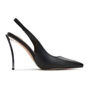 Cesare Gaspari Pumps med metallstiletthäl - Svart Black, Dam