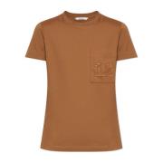 Max Mara T-shirt Papaia Brown, Dam