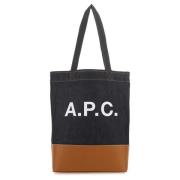 A.P.C. Stilren Borsa Väska Blue, Dam