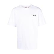 GCDS Vit Löst Low Band T-shirt White, Herr